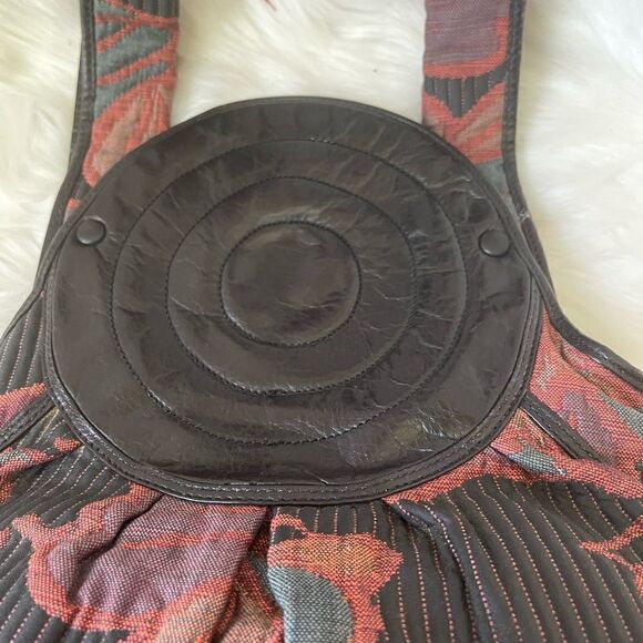 Gianfranco Lotti large hobo shoulder bag in quilted fall colors & black … - Picture 13 of 16